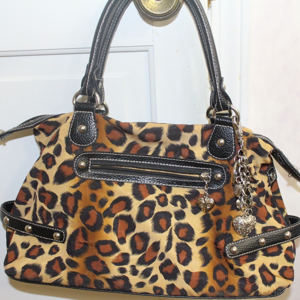 Kathy Van Zeeland Leopard print Handbag